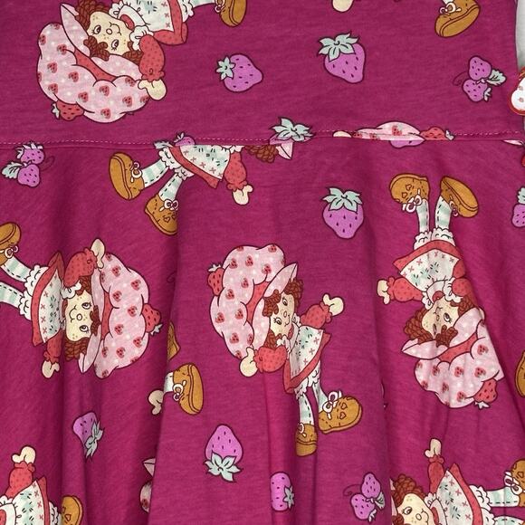 Strawberry Shortcake Toddler Girls Print Dress with Short Sleeves 5T New - Picture 6 of 6
